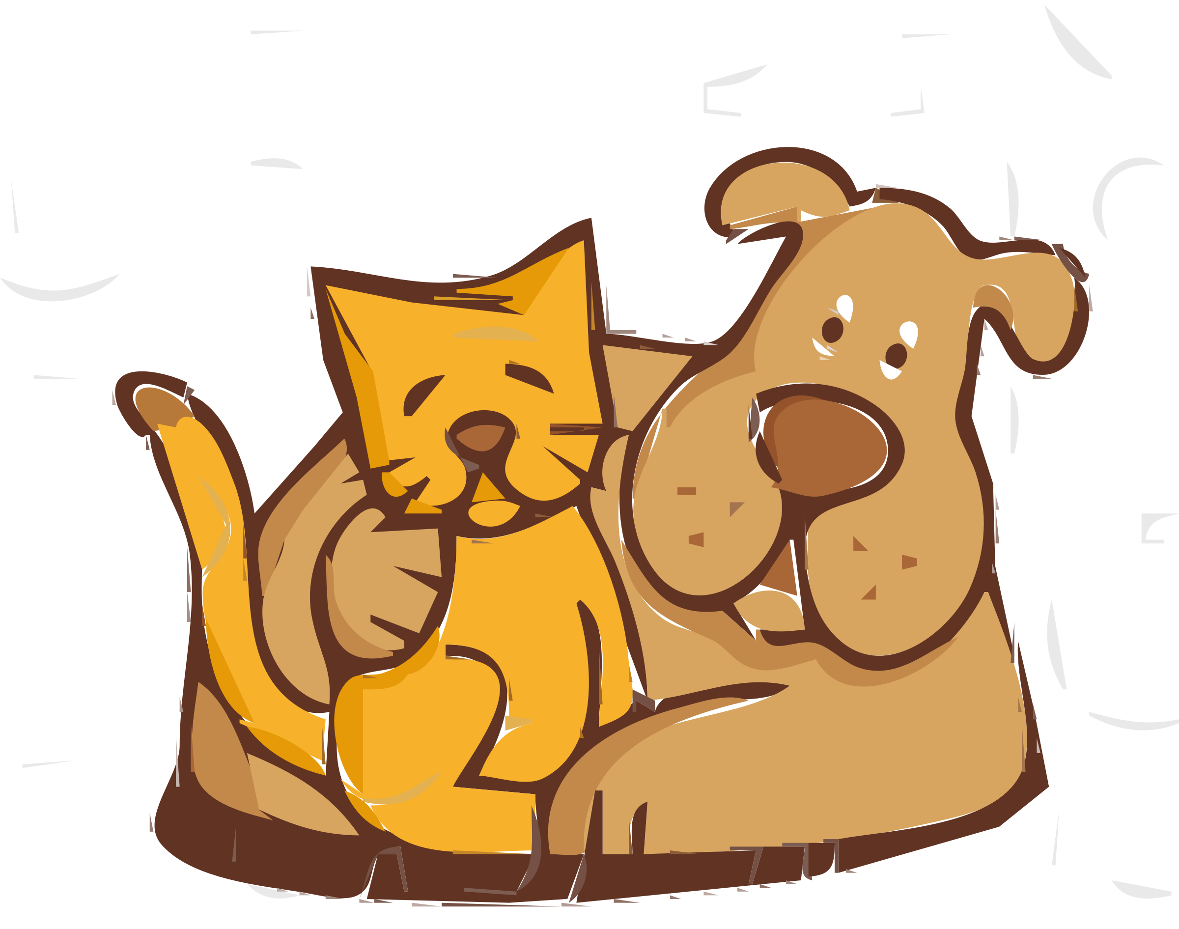 Dog And Cat Clipart | Free download on ClipArtMag