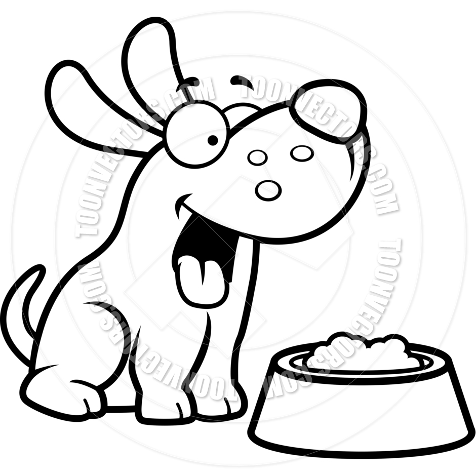 Dog Eating Clipart | Free download on ClipArtMag