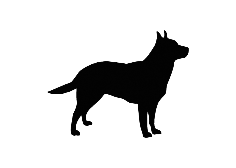 Dog Head Silhouette Clipart | Free download on ClipArtMag