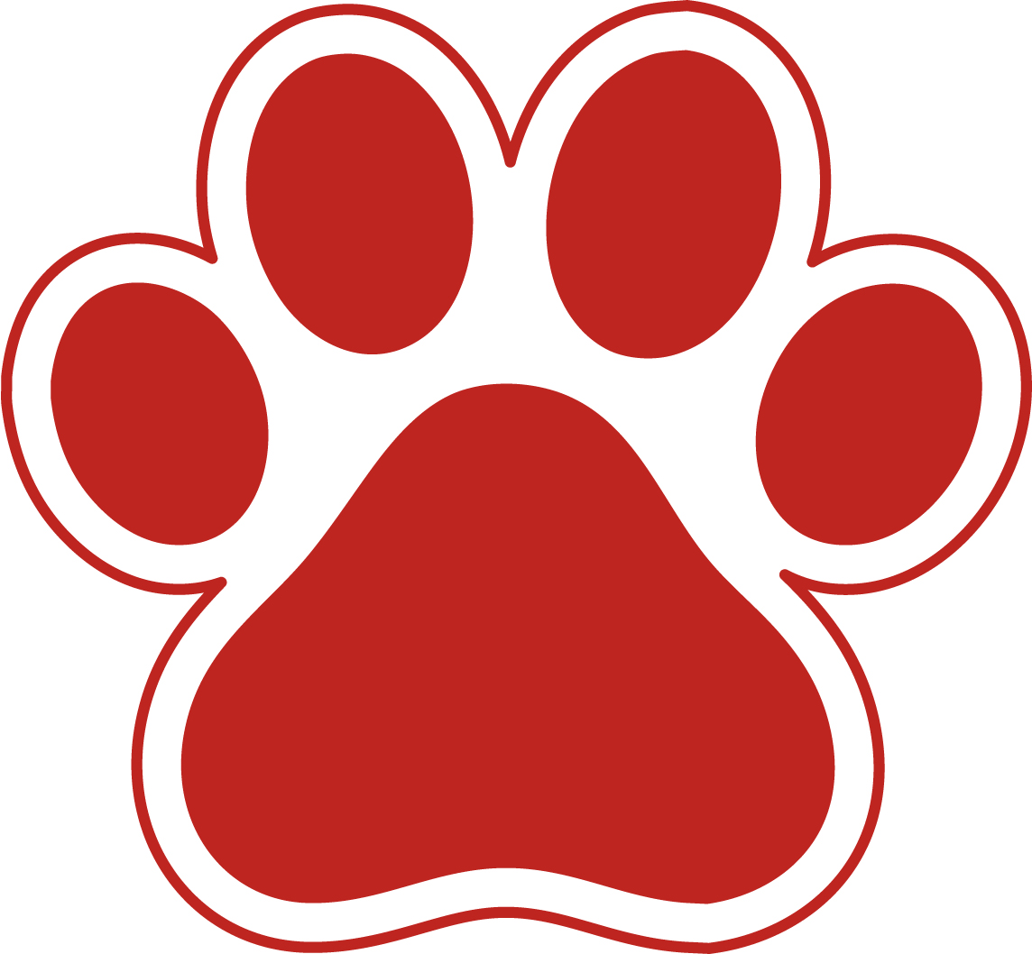 Dog Paw Print Border Free download on ClipArtMag