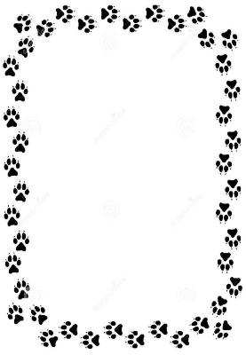 Dog Paw Print Border | Free Download On Clipartmag