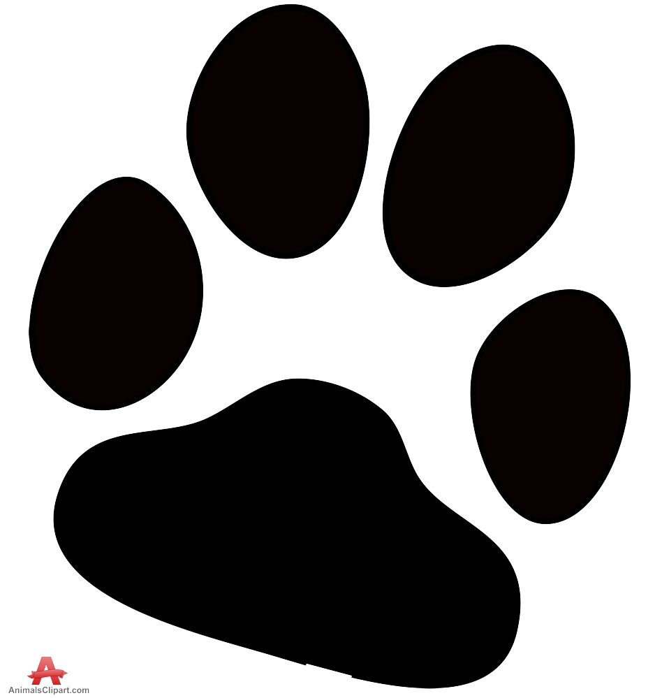 Dog Paw Print Clipart Free download on ClipArtMag