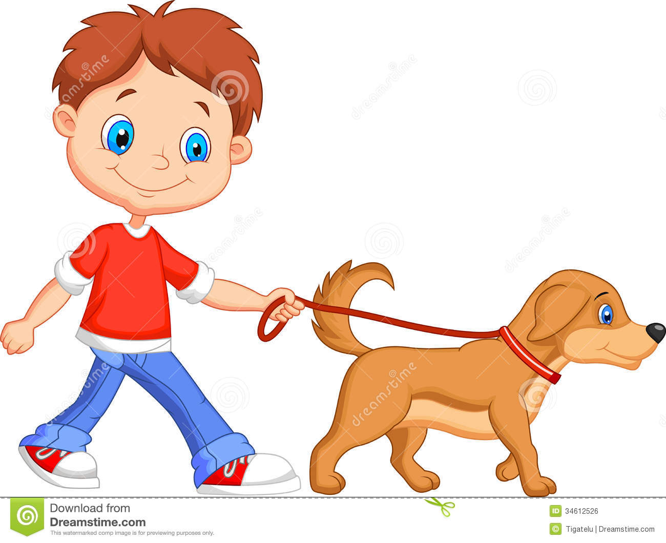 1300x1060 clipart walk the dog