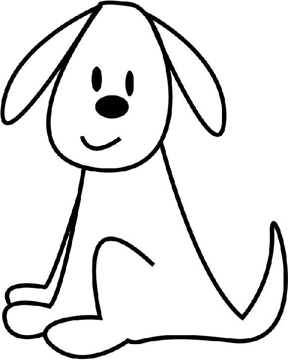 Dogs Outline Free download on ClipArtMag
