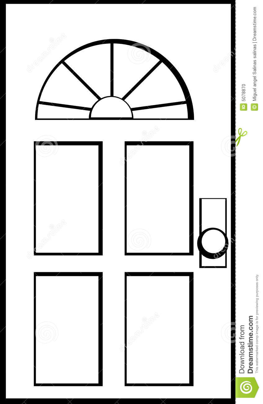 door lock clipart