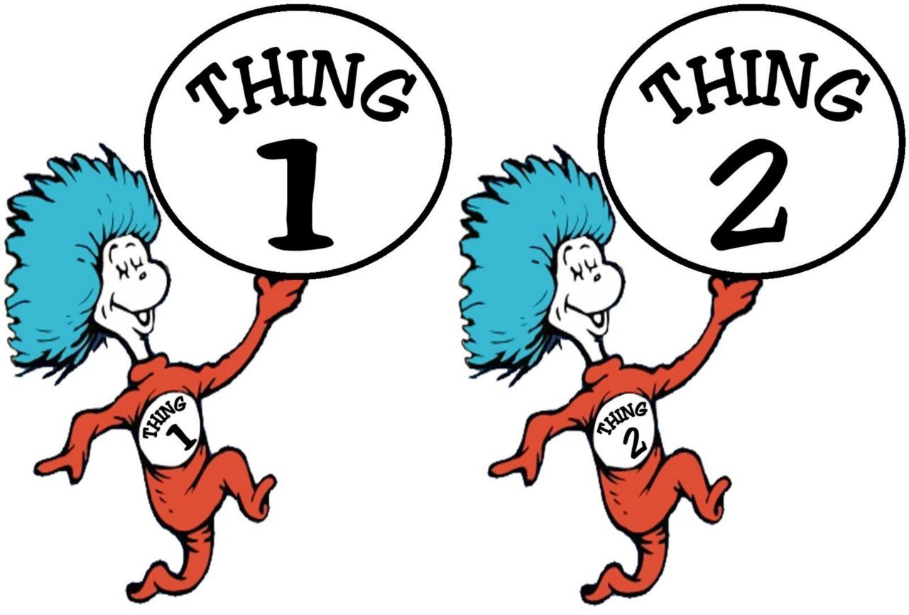 Thing One And Thing Two Printable Printable Word Searches