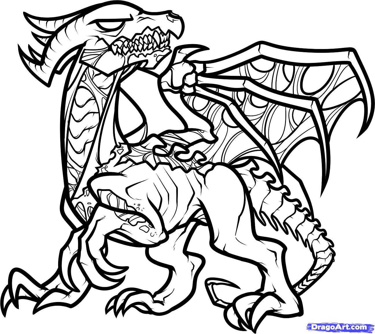 Dragon Coloring Pages Free download on ClipArtMag