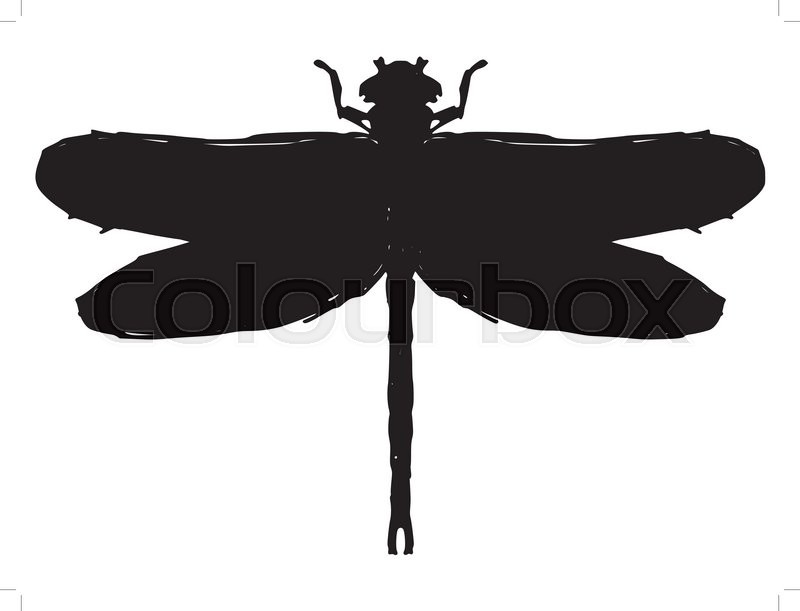 Dragonfly Silhouette | Free download on ClipArtMag