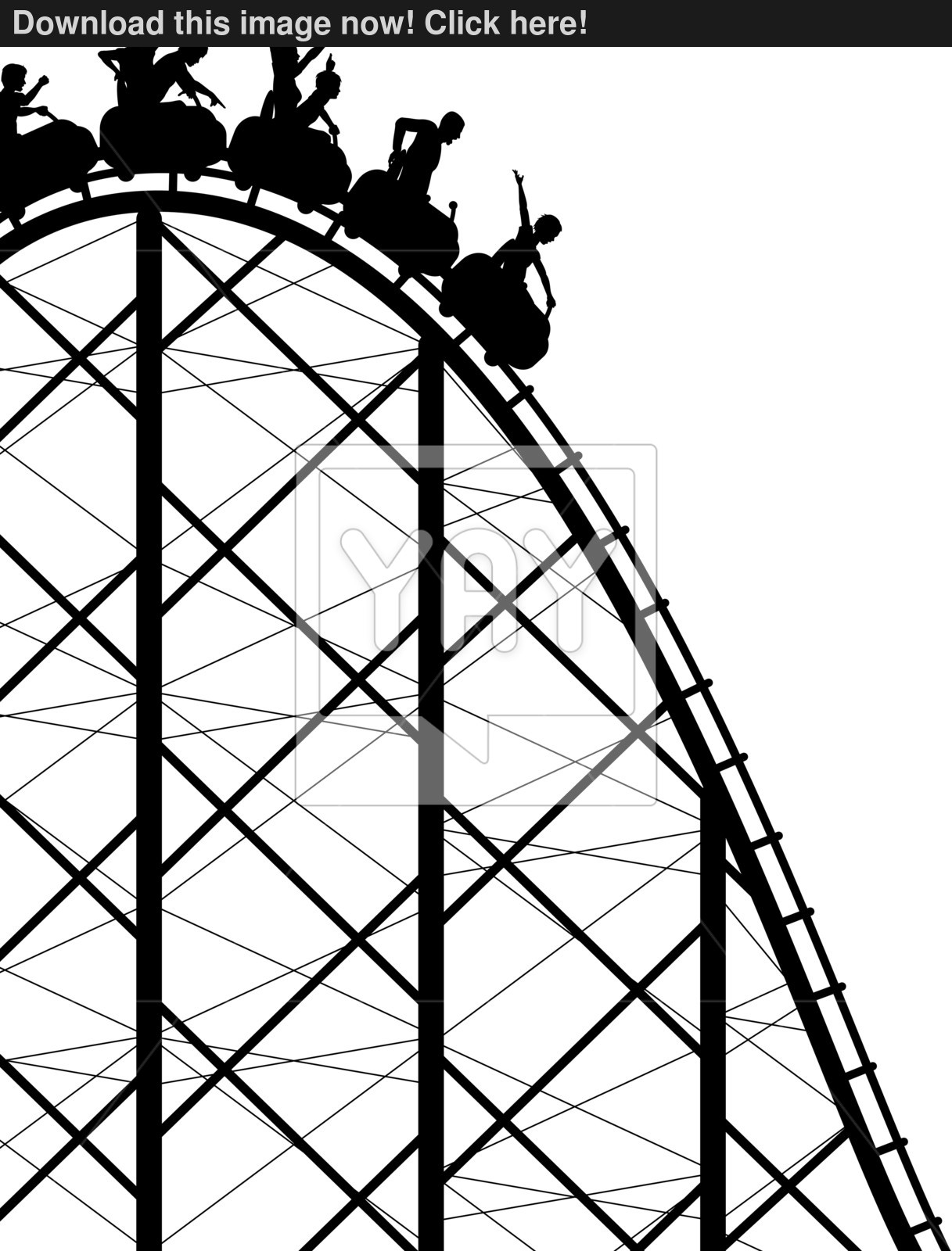 Drawing Roller Coaster Free download on ClipArtMag