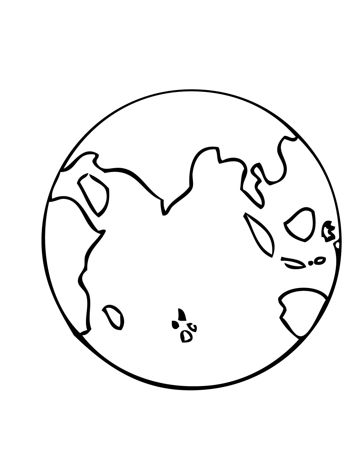 Earth Printable | Free download on ClipArtMag