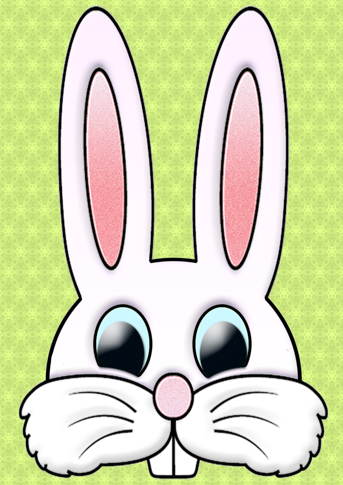 Easter Bunny Face Clipart Free download on ClipArtMag