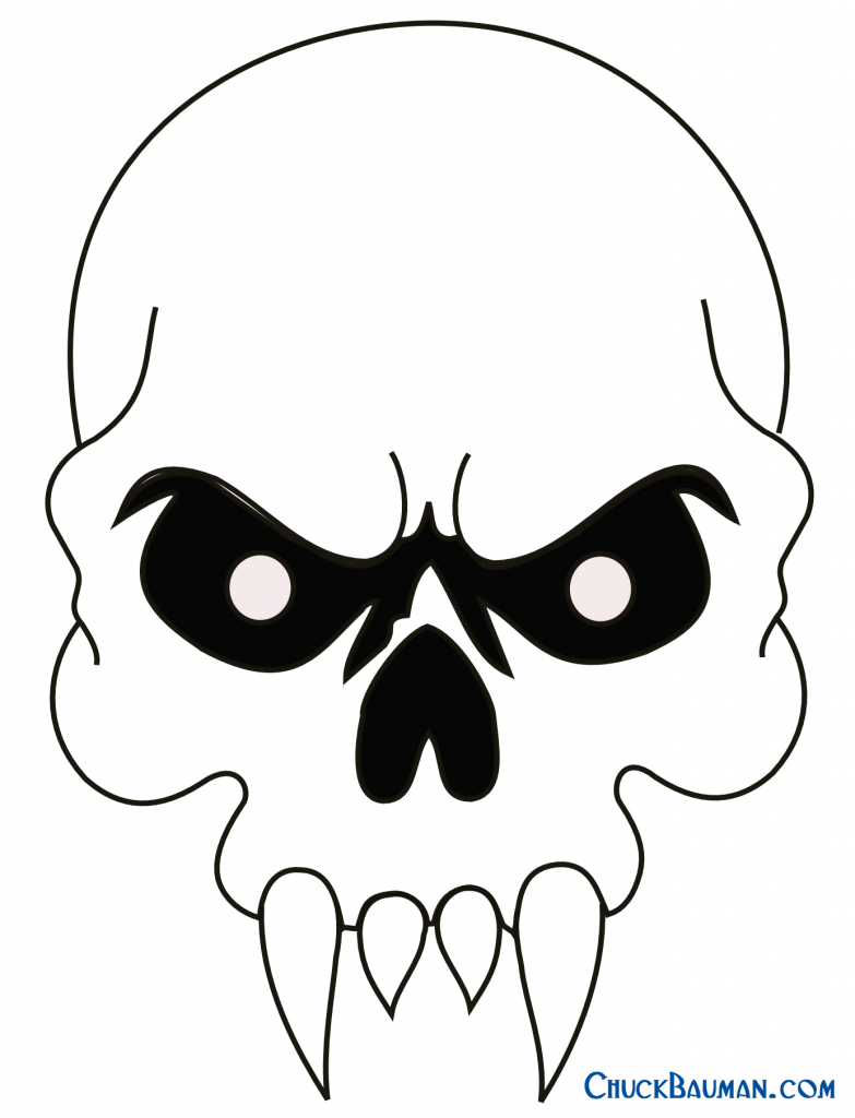 Easy Skull Drawings Free download on ClipArtMag