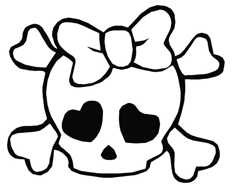 Easy Skull Drawings | Free download on ClipArtMag