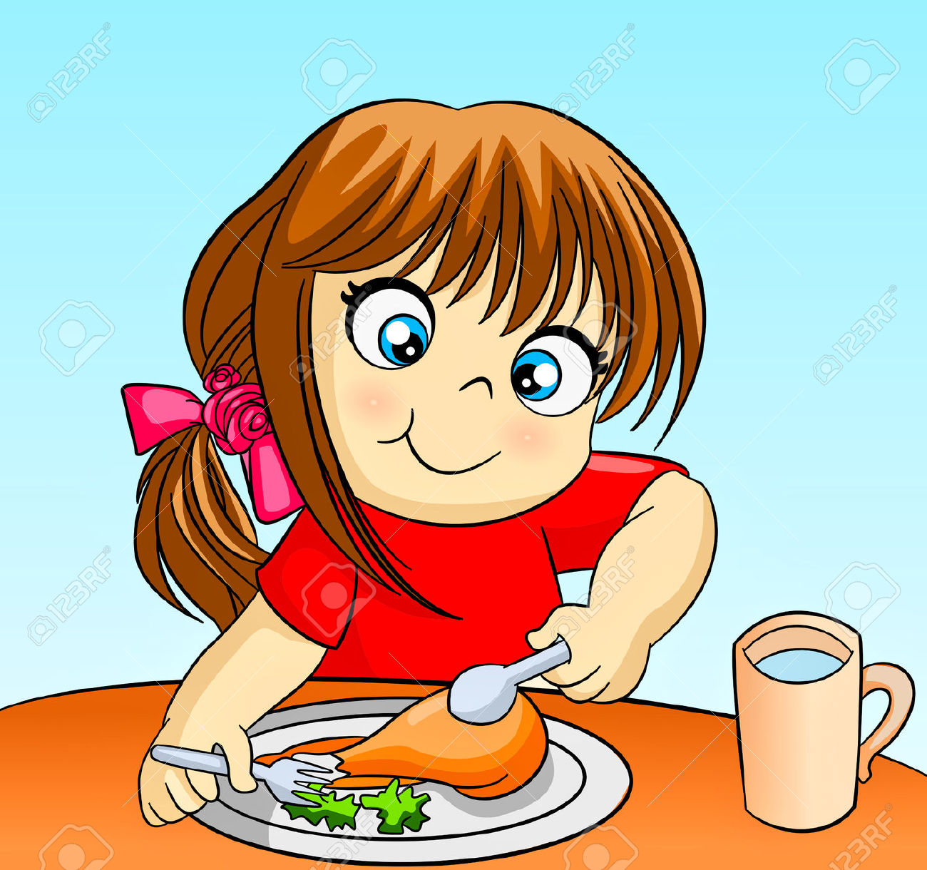 Eat Dinner Clipart | Free download on ClipArtMag