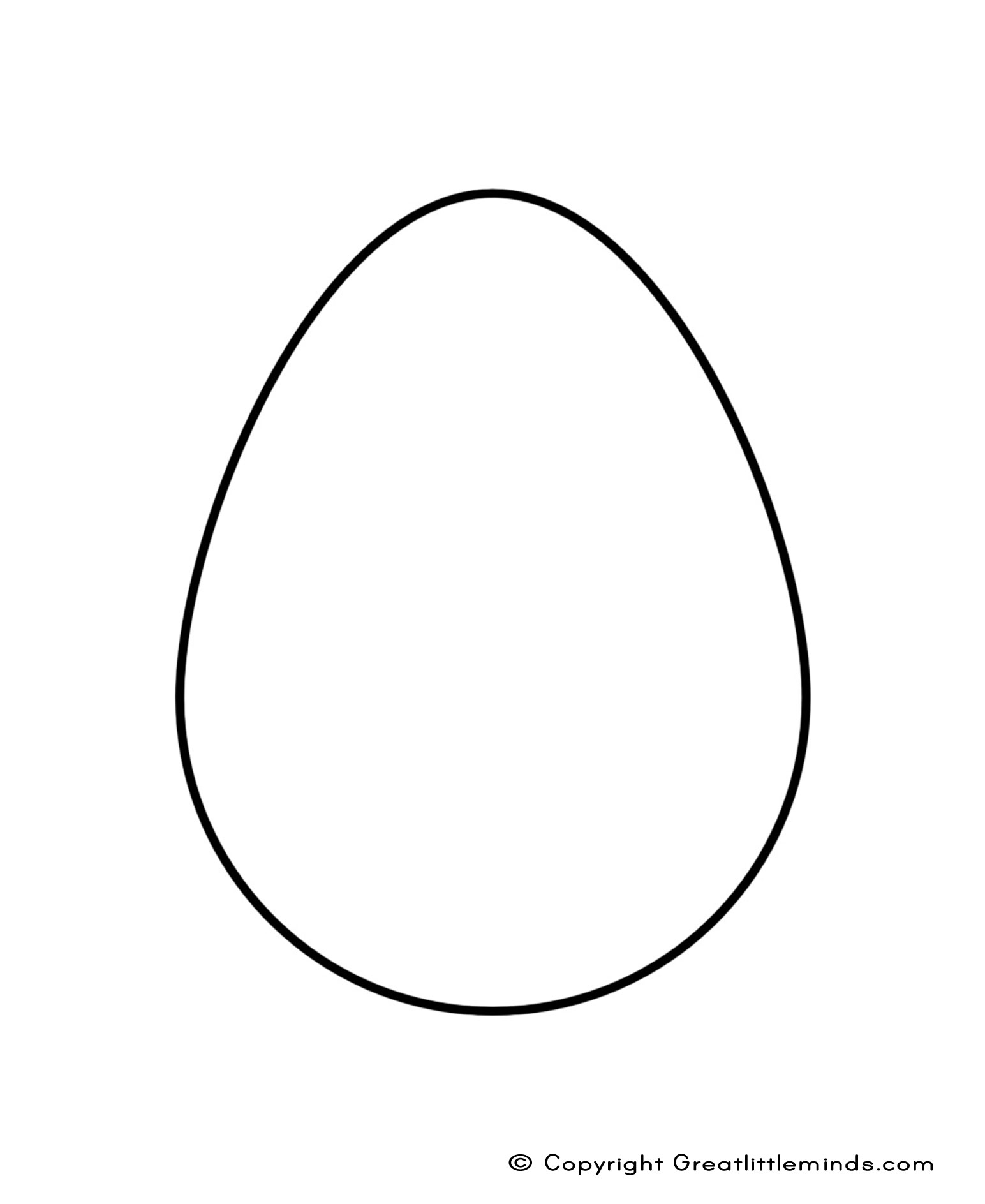 easter egg shape download free