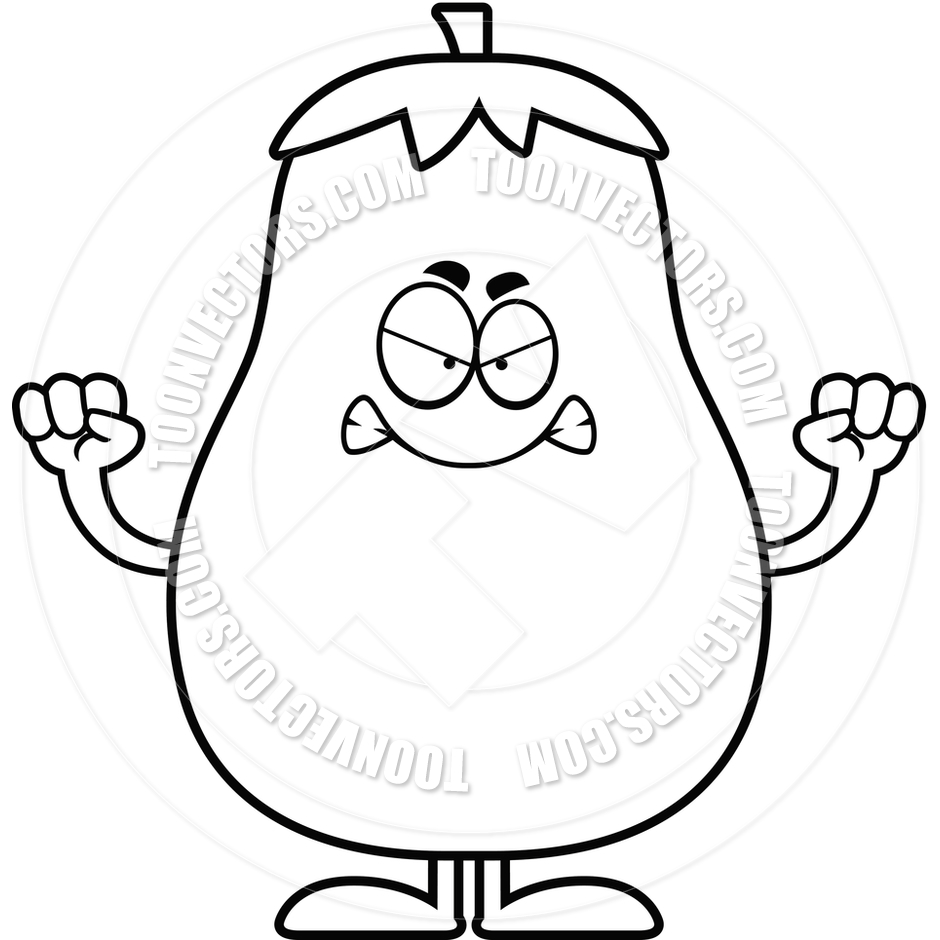 Eggplant Clipart Black And White | Free download on ClipArtMag