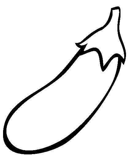 Eggplant Clipart Black And White | Free download on ClipArtMag