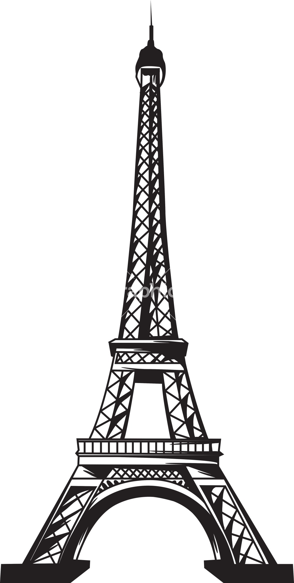 Eiffel Tower Drawing Free download on ClipArtMag