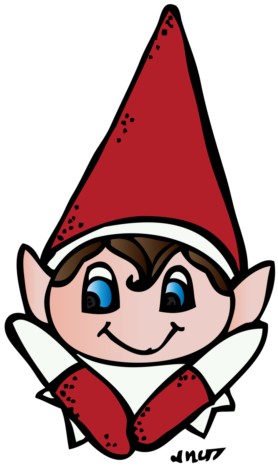 Elf Clipart Black And White Free download on ClipArtMag