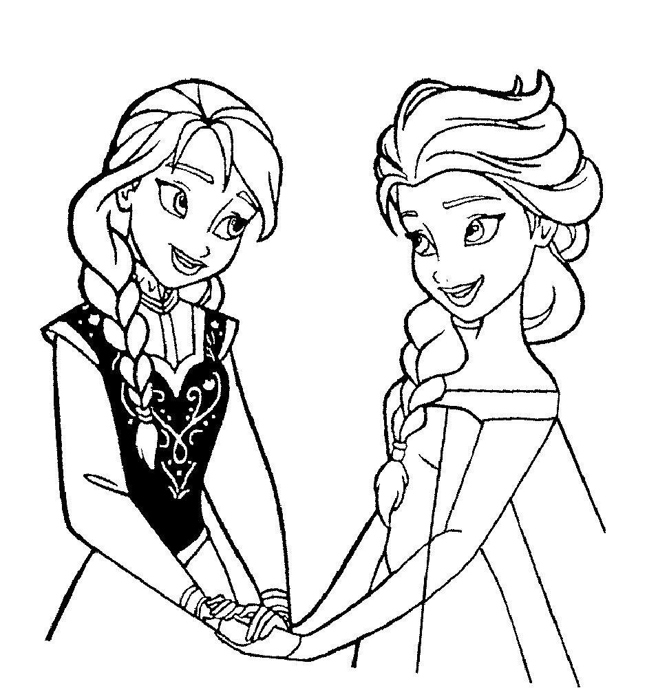 Elsa Coloring Pages Free download on ClipArtMag
