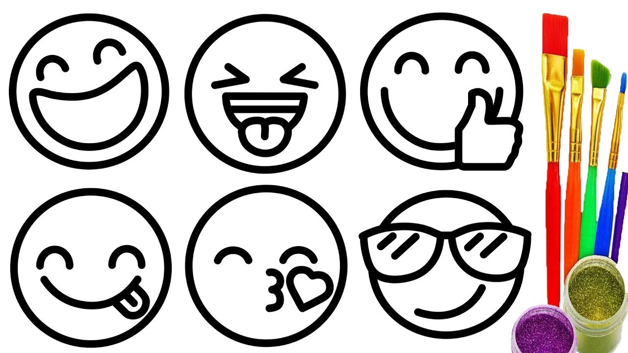 Emoji Coloring Pages Free Download On ClipArtMag