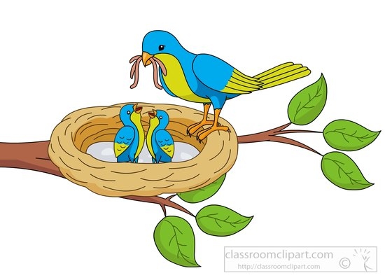 Empty Bird Nest Cartoon | Free download on ClipArtMag