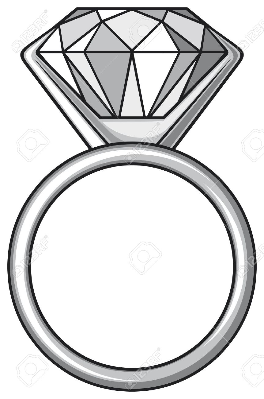 Engagement Ring Vector | Free download on ClipArtMag