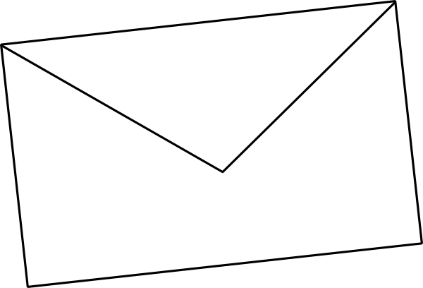 Envelope Clipart Black And White Free Download On Clipartmag 6545