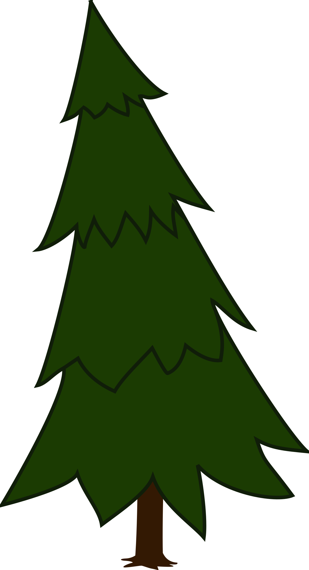Evergreen Tree Clipart | Free download on ClipArtMag