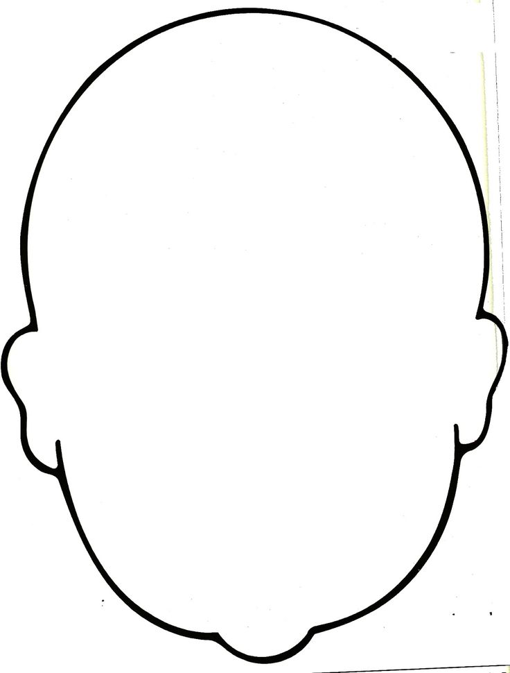 Face Outline Template Free download on ClipArtMag