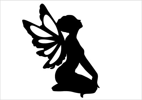 Fairy Silhouette Clipart | Free download on ClipArtMag