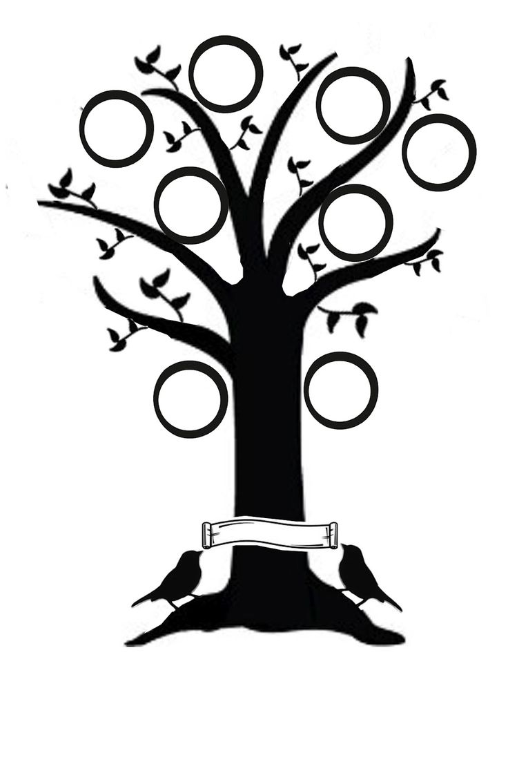 Family Tree Clipart Black And White | Free download on ...