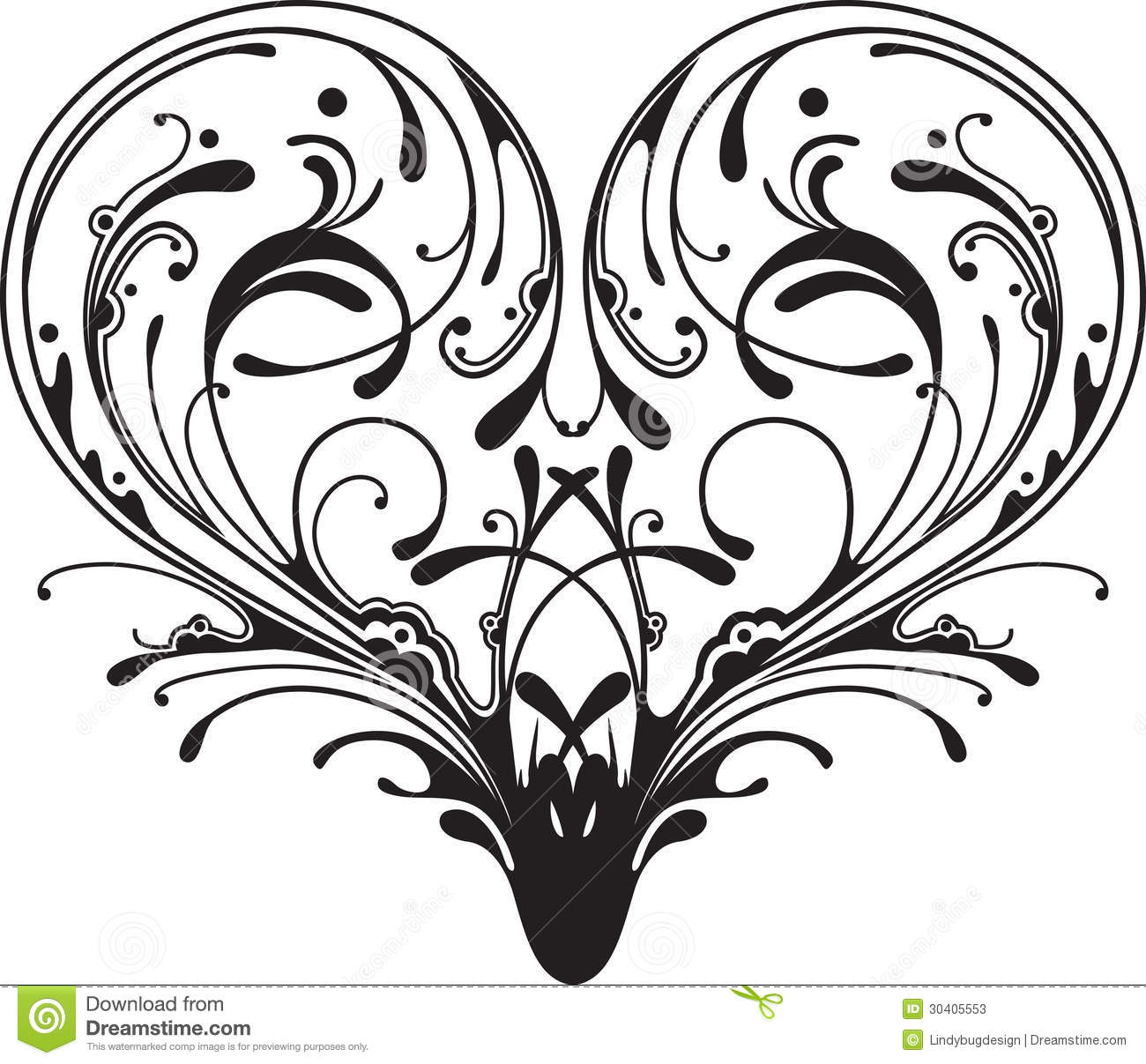 Fancy Heart Clipart | Free download on ClipArtMag