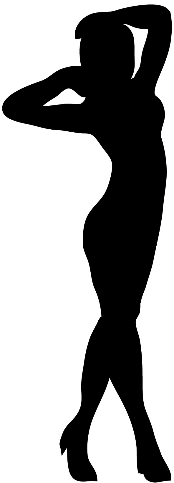 Female Body Outline Free download on ClipArtMag