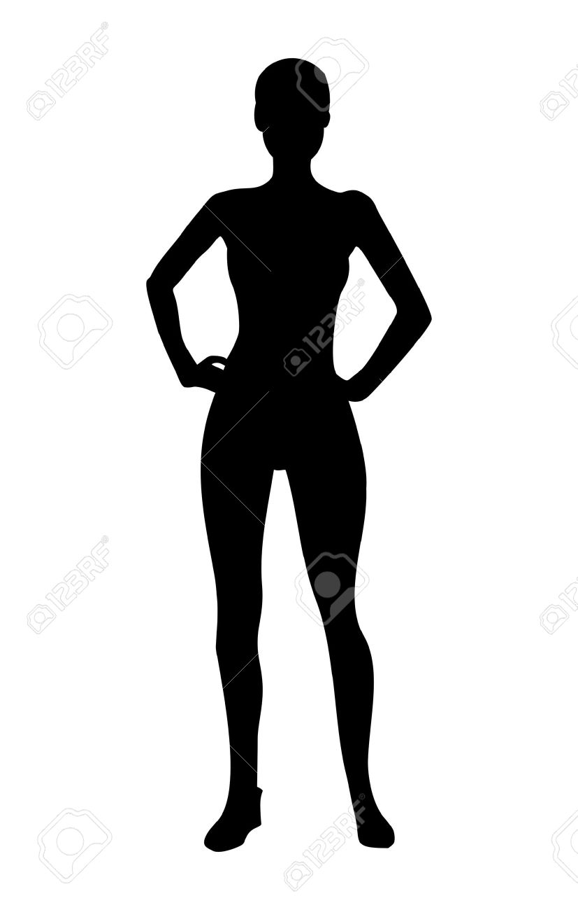 Female Body Silhouette Clipart Free download on ClipArtMag