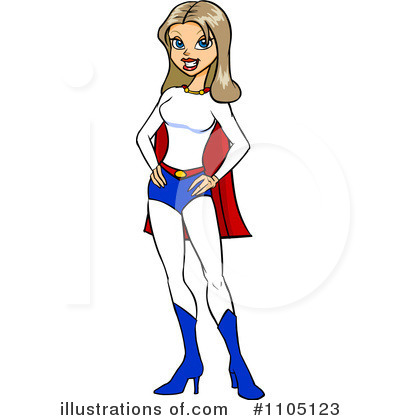 Female Superhero Clipart 