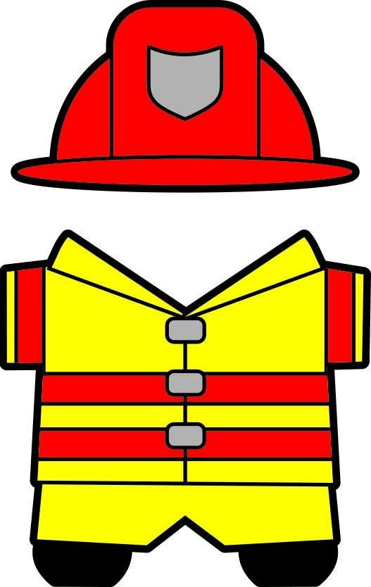 Fireman Hat Template Free download on ClipArtMag