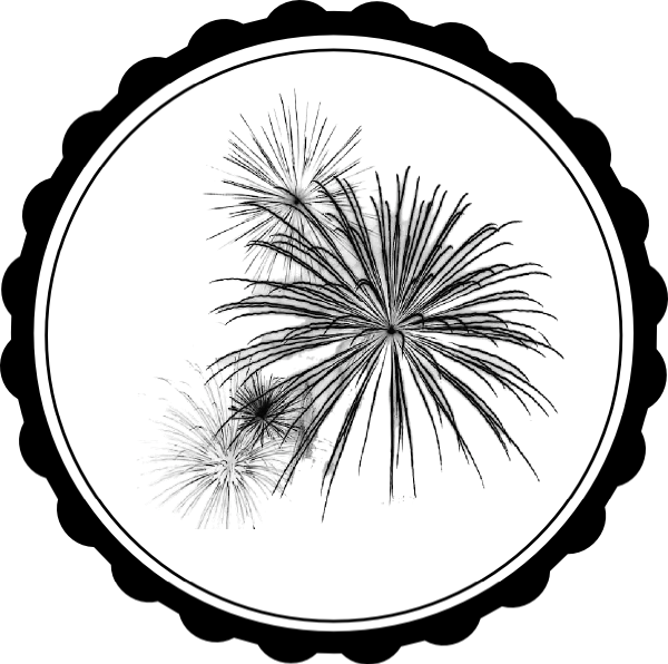 Firework Clipart Black And White | Free download on ClipArtMag