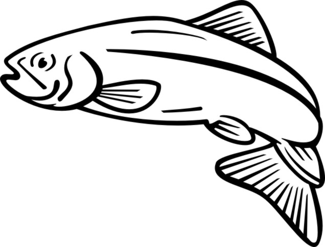 Fish Clipart Black And White | Free download on ClipArtMag