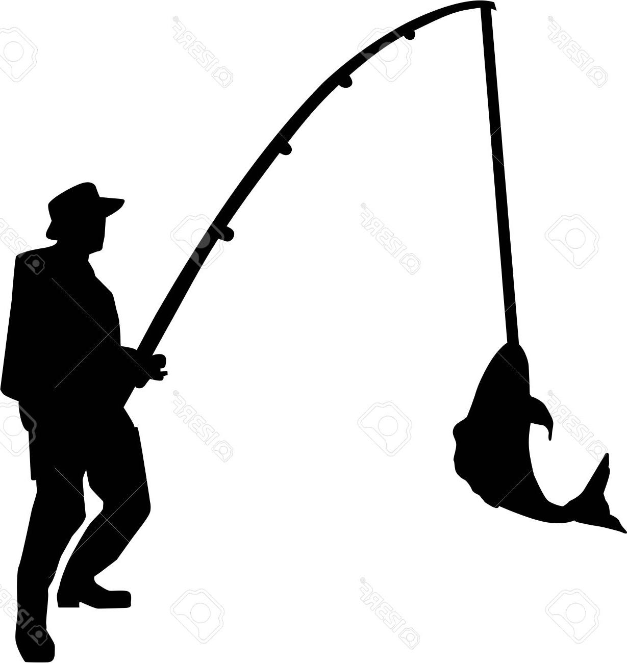 Download Fishing Pole Silhouette | Free download on ClipArtMag