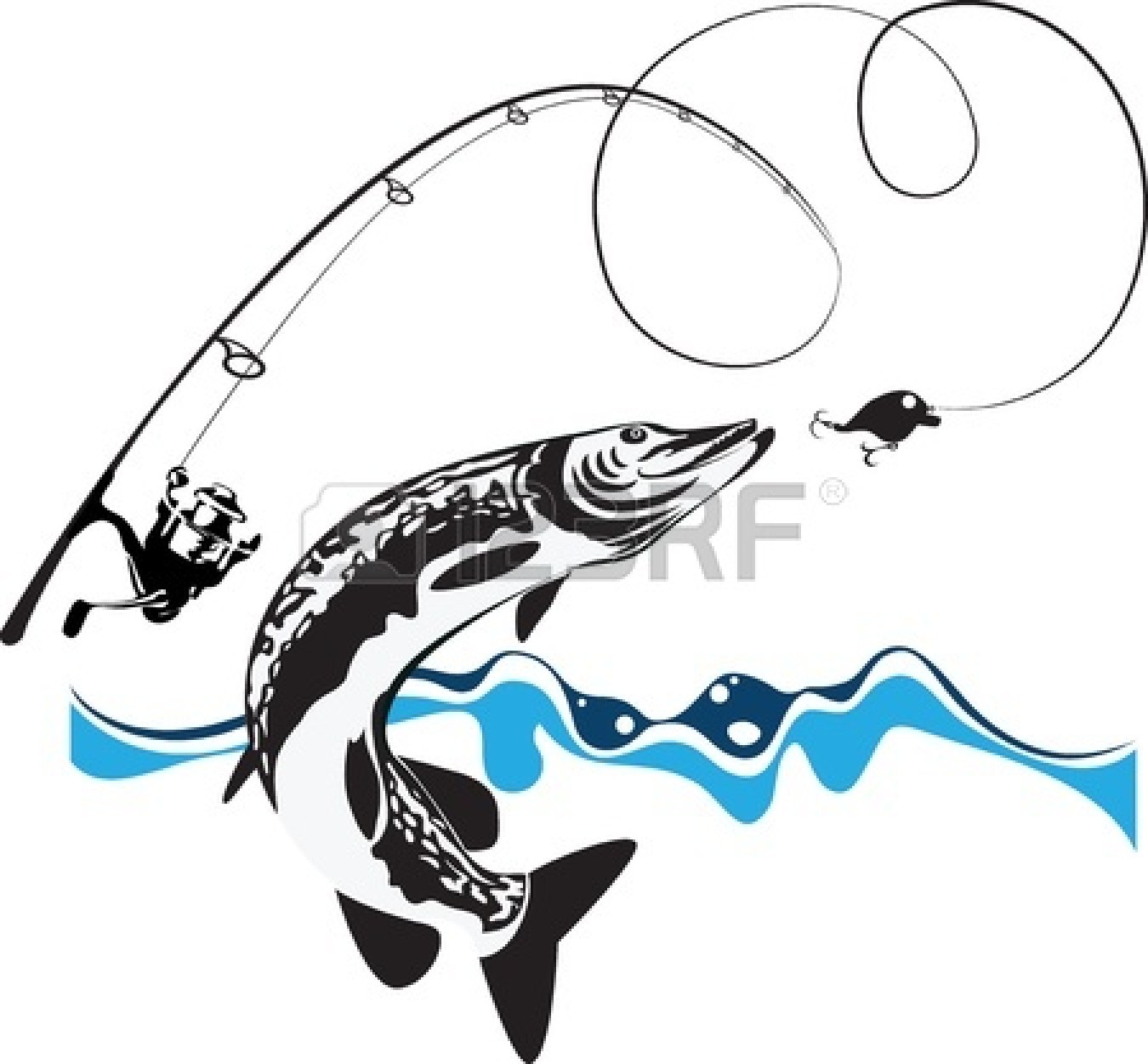 Download Fishing Pole Vector | Free download on ClipArtMag