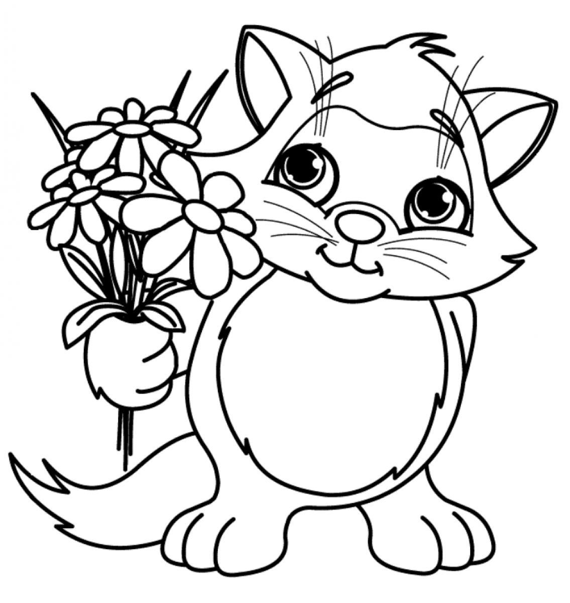 Flower Coloring Pages | Free download on ClipArtMag
