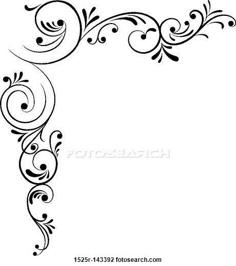 Flower Corner Clipart | Free download on ClipArtMag