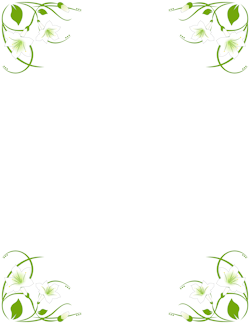 Flower Page Borders Clipart | Free download on ClipArtMag