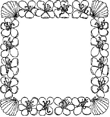 Flower Page Borders Clipart | Free download best Flower Page Borders