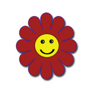Flower Smiley Face | Free download on ClipArtMag