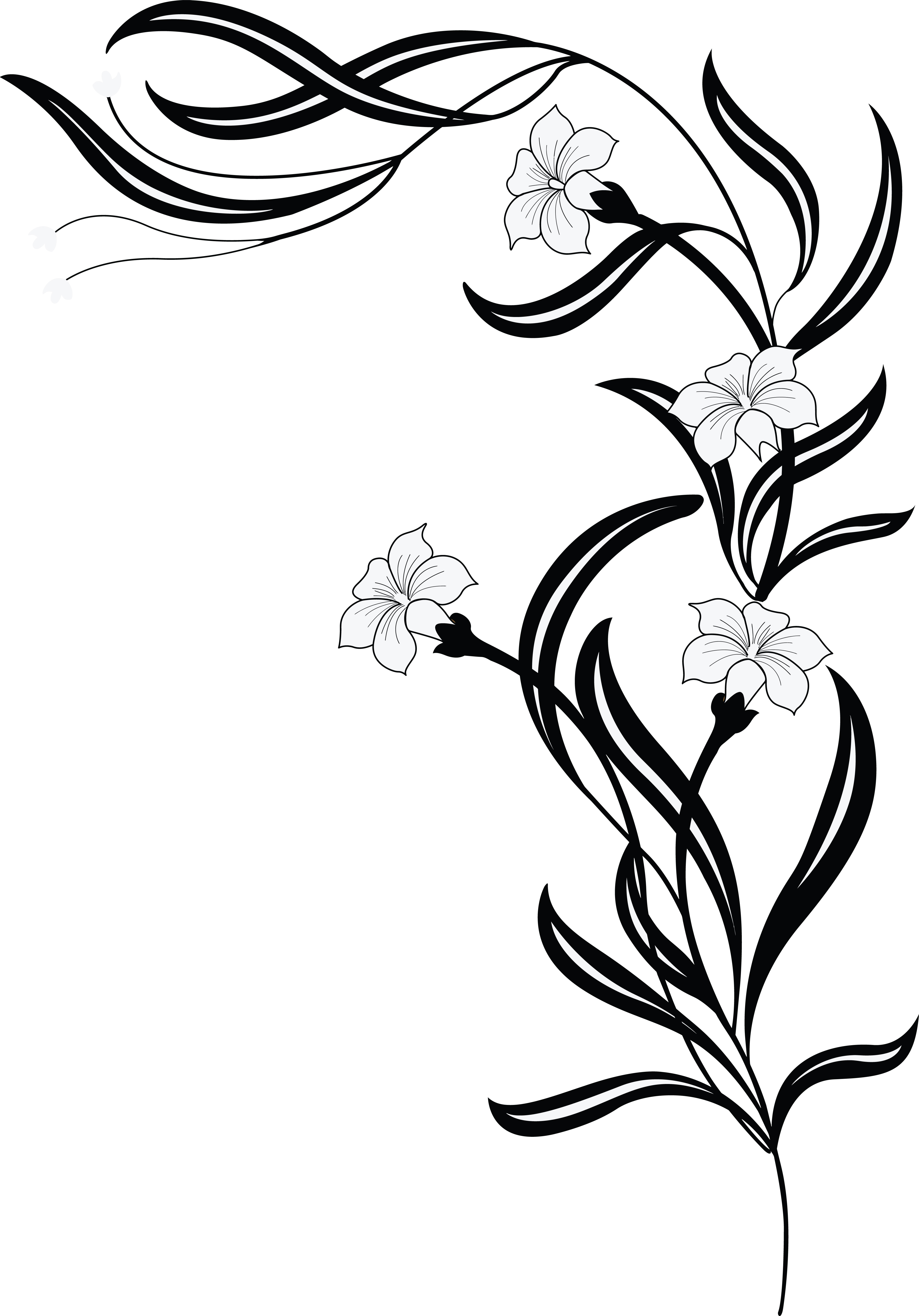 Flower Vine Art | Free download on ClipArtMag