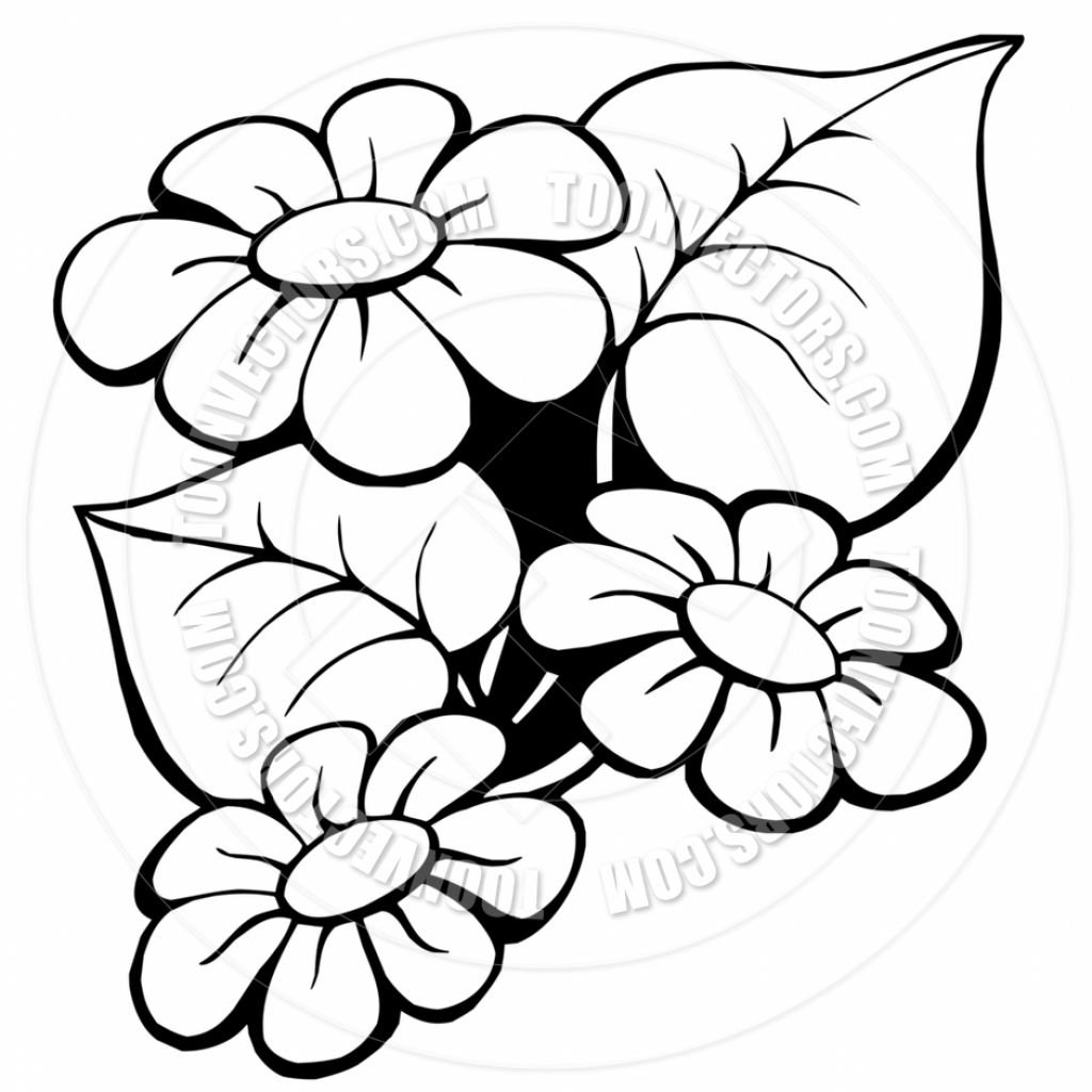 flowers-line-drawing-free-download-on-clipartmag