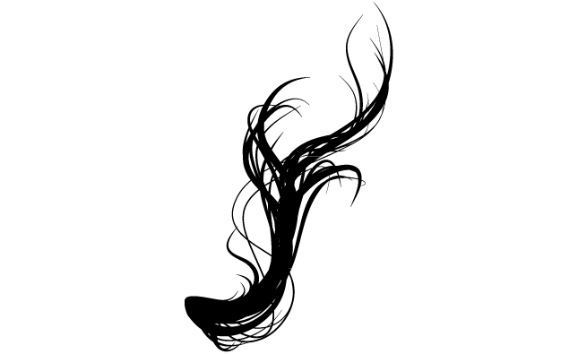 Flowing Hair Vector | Free download on ClipArtMag