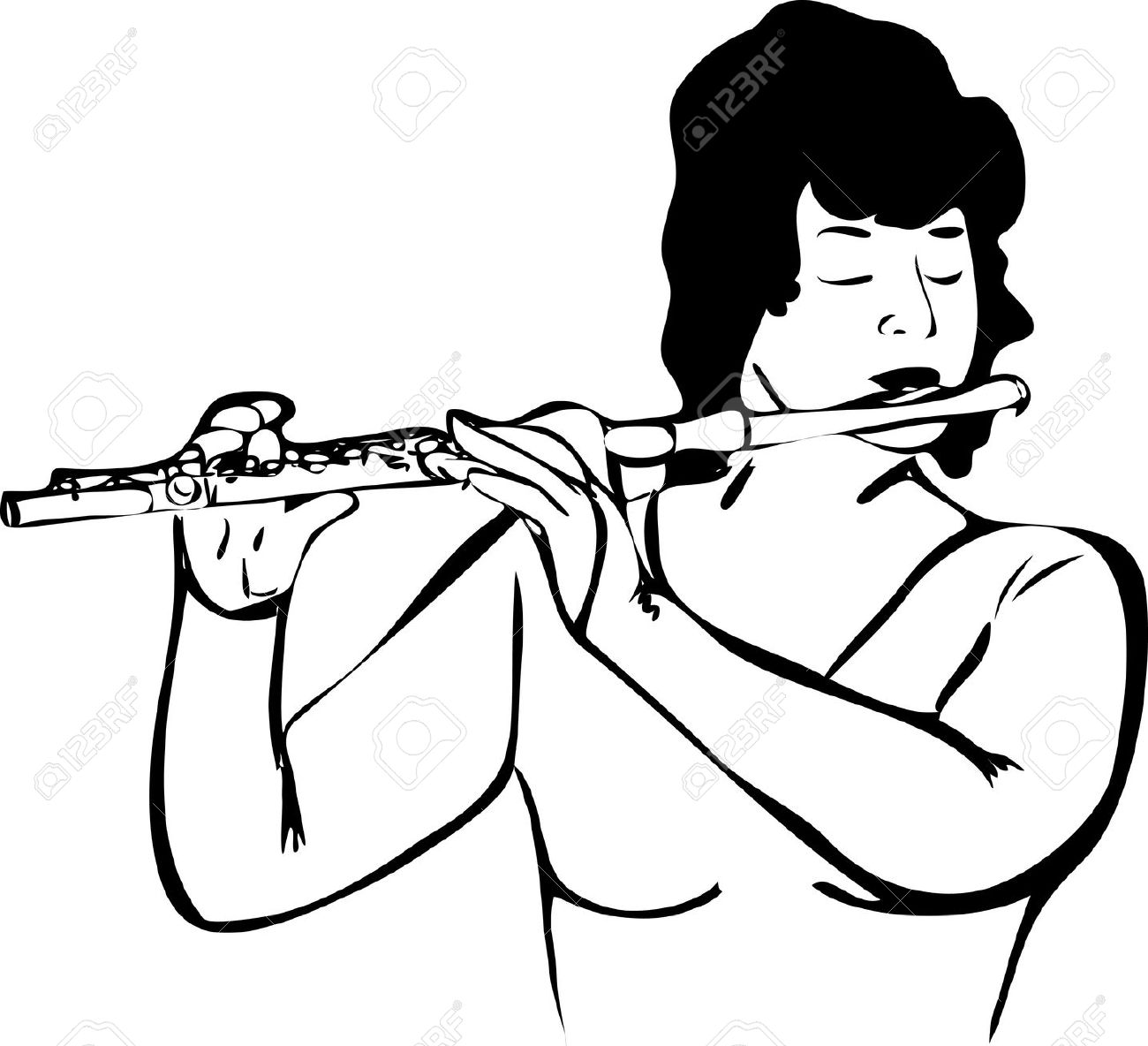 Flute Clipart | Free download on ClipArtMag